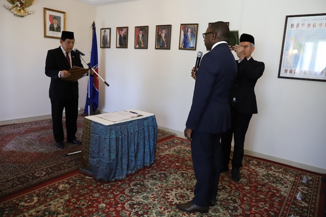 Dubes RI Dakar Lantik Konsul Kehormatan RI di Banjul, Gambia